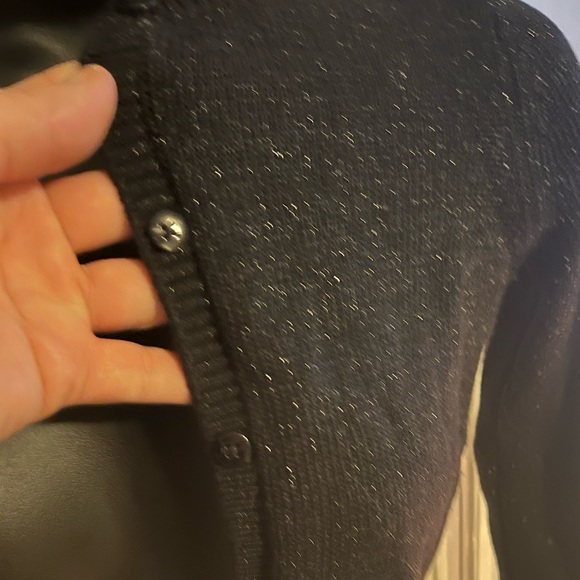 Girls 7/8 subtle sparkle Childrens Place Girls Sweater Cardigan long sleeve EUC - Picture 6 of 7